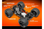 HPI Bullet MT 3.0 1:10th Scale 4WD Nitro Star G3.0 engine
