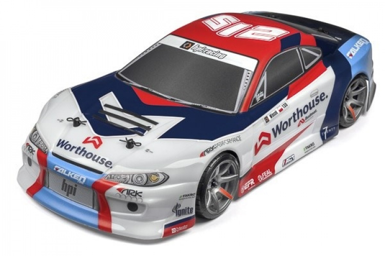 HPI RS4 Sport 3 Drift Worthouse James Dean Nissan S15 1:10 Electric Onroad