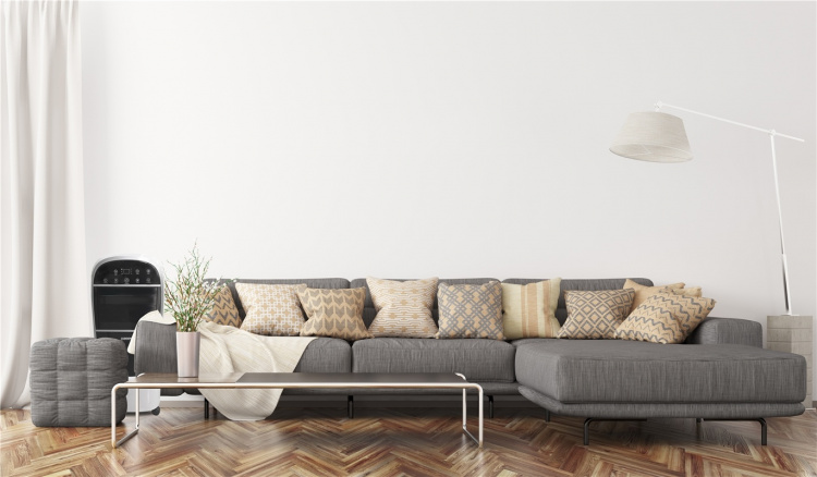 Lea, tystgående 2-i-1 luftkylare & luftfuktare, 30 m2