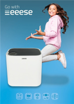 Martha 2-i-1-luftfuktare/-renare,HEPA-filter, 56m2, timer, LCD-display