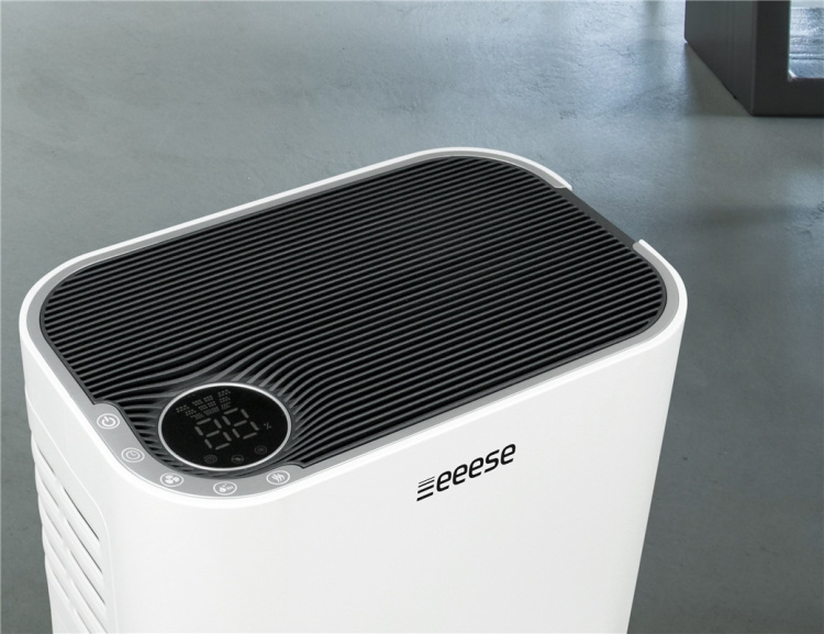 Martha 2-i-1-luftfuktare/-renare,HEPA-filter, 56m2, timer, LCD-display