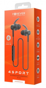 Forever 4Sport (BSH-400) - Trådlösa In-Ear Sporthörlurar, Svart