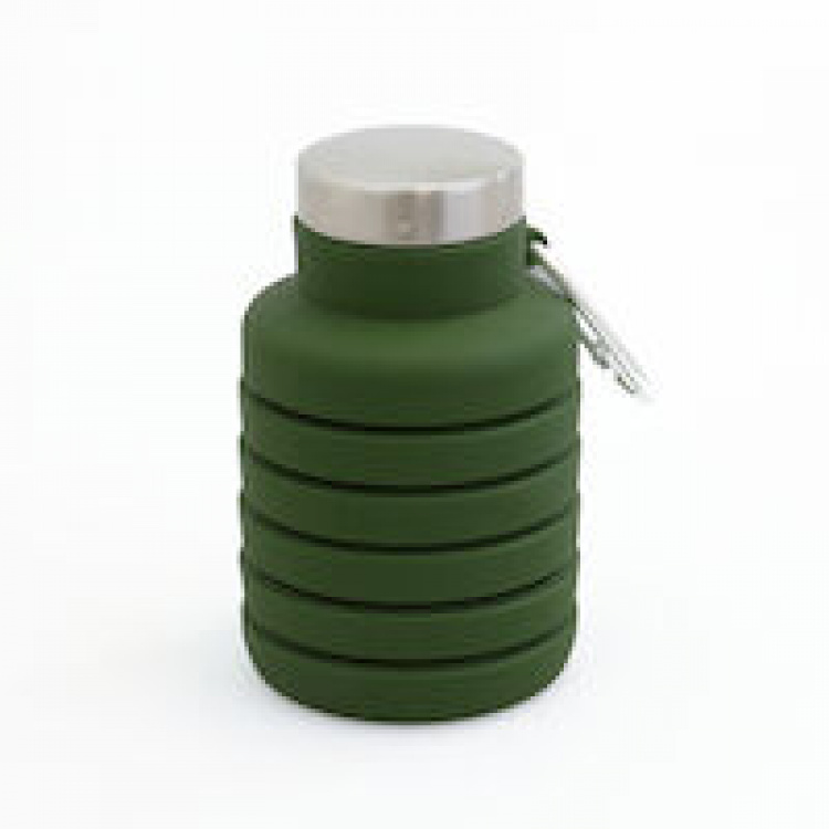 Orrefors Hunting Vattenflaska Silikon, Mörkgrön, 500 ml