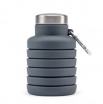 Orrefors Hunting Vattenflaska Silikon, Mörkgrå, 500 ml Orrefors Hunting Vattenflaska Silikon, Mörkgrå, 500 ml