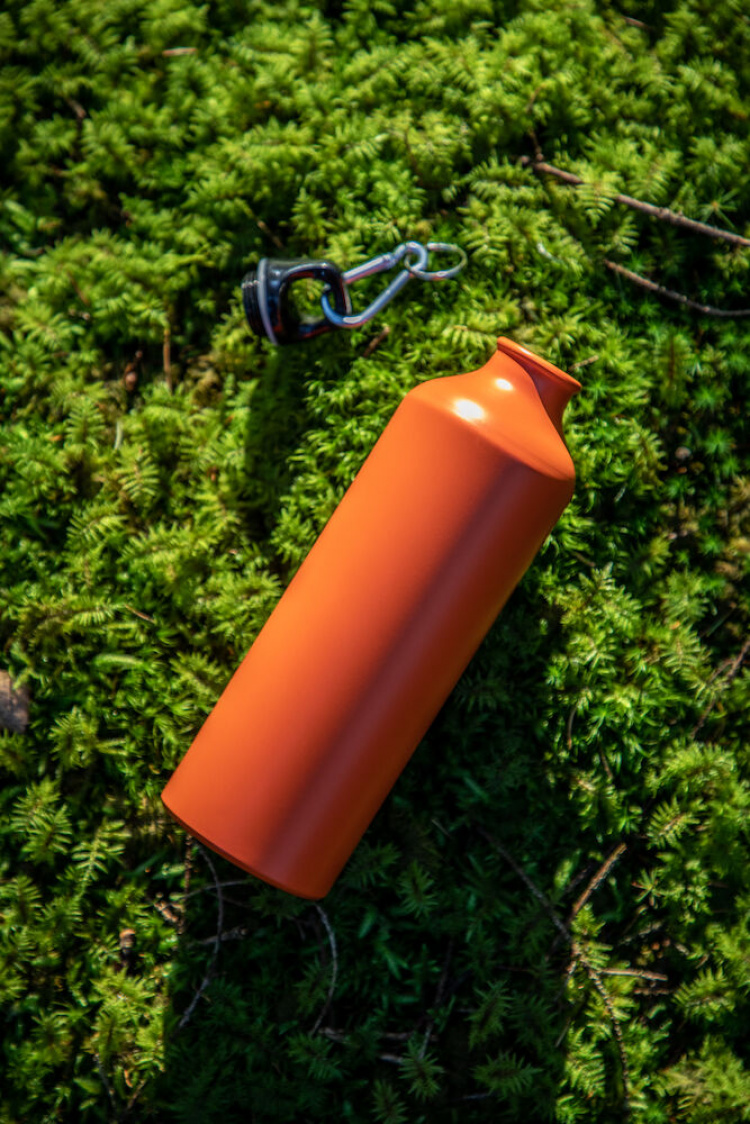 Orrefors Hunting Aluminiumflaska, Orange