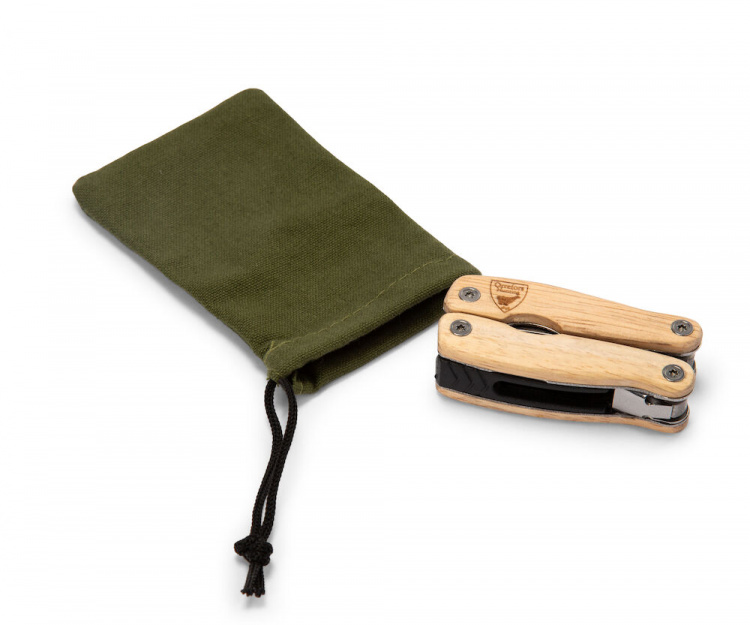 Orrefors Hunting Multiverktyg, handtag av gummiträ, 8 verktyg Orrefors Hunting Multiverktyg, handtag av gummiträ, 8 verktyg