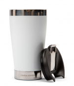 Orrefors Jernverk Vakuumisolerad mugg med flasköppnare, Vit Orrefors Jernverk Vakuumisolerad mugg med flasköppnare, Vit