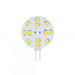 Forever Light LED-lampa G4, Rund, 2W, 12V, 6000k, 180lm Forever Light LED-lampa G4, Rund, 2W, 12V, 6000k, 180lm