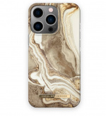 iDeal of Sweden Fashion Case iPhone 14 Plus, Golden Sand Marble