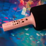 Maxlife MXBM-600 - Trådlös Karaoke-mikrofon med inbyggd högtalare, Rosa