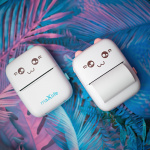 Maxlife MXTP-100 Thermal Printer - Portabel Miniskrivare med Bluetooth, Rosa 
