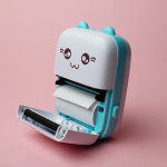 Maxlife MXTP-100 Thermal Printer - Portabel Miniskrivare med Bluetooth, Blå