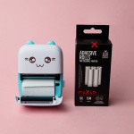 Maxlife MXTP-100 Thermal Printer - Portabel Miniskrivare med Bluetooth, Blå