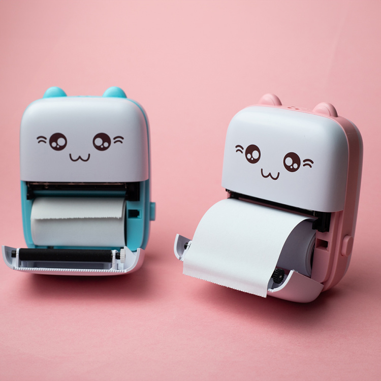 Maxlife MXTP-100 Thermal Printer - Portabel Miniskrivare med Bluetooth, Blå