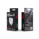 Maxlife MXTC-06 - PD QC Väggladdare 1x USB-C, 1x USB, 30W, Vit