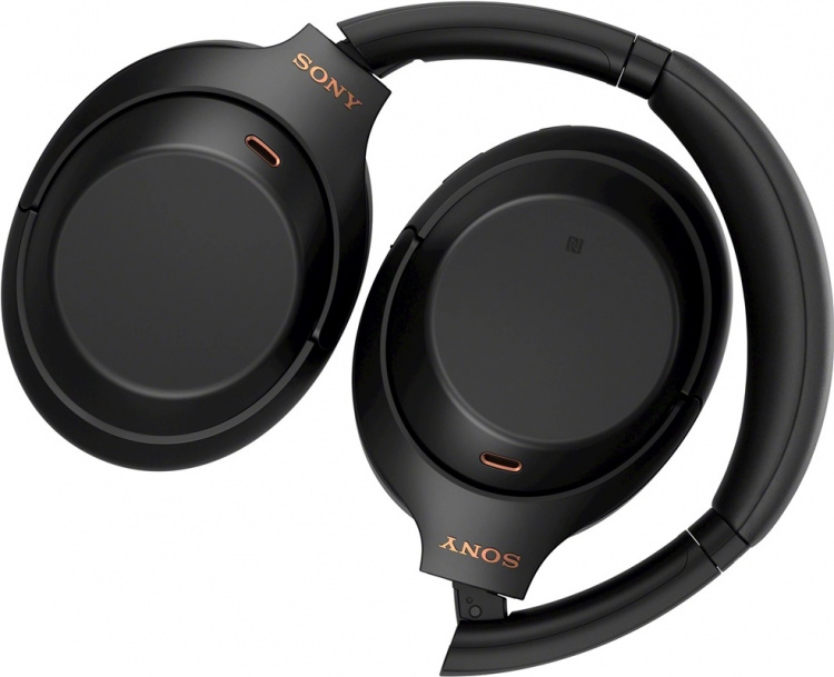 Sony WH-1000XM4 Brusreducerande trådlösa hörlurar, Svart