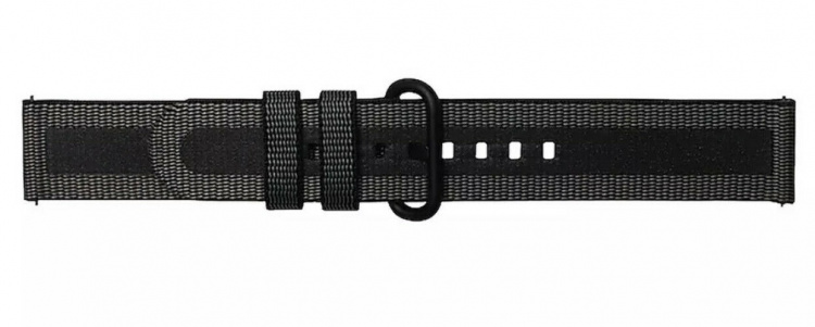 Strap Studio Textil Klockarmband Active 20mm, Svart Strap Studio Textil Klockarmband Active 20mm, Svart