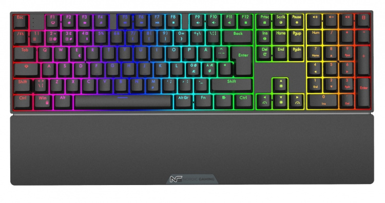 Nordic Gaming Tangentbord med RGB Nordic Gaming Tangentbord med RGB