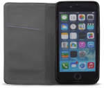 Smart fodral med magnetstängning till iPhone 13 Mini, Svart Smart fodral med magnetstängning till iPhone 13 Mini, Svart