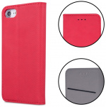 Smart fodral med magnetstängning till iPhone 13, Röd