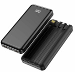 Forever TB-411 Power bank med kablar, 10 000 mAh