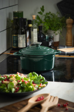 Orrefors Jernverk gjutjärnsgryta, 5 liter, Mörkgrön Orrefors Jernverk gjutjärnsgryta, 5 liter, Mörkgrön