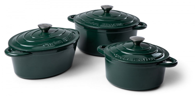 Orrefors Jernverk gjutjärnsgryta, 5 liter, Mörkgrön Orrefors Jernverk gjutjärnsgryta, 5 liter, Mörkgrön