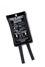 Kosta Linnewäfveri Brandfilt Mocka, Svart Kosta Linnewäfveri Brandfilt Mocka, Svart