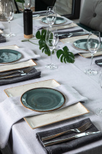 Kosta Linnewäfveri Eliza 6-pack servetter, Ljusgrå Kosta Linnewäfveri Eliza 6-pack servetter, Ljusgrå