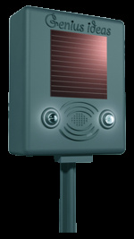 Genius Ideas Fågelskrämma med ljus och ljud