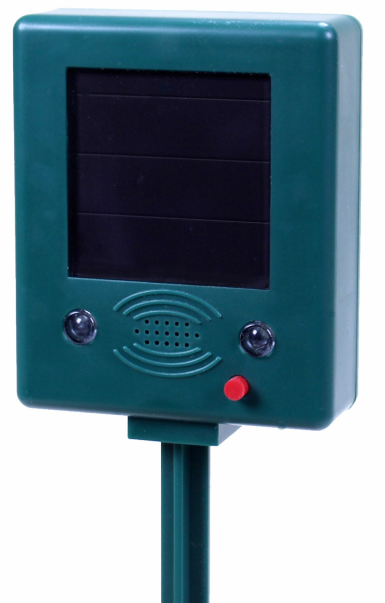 Genius Ideas Fågelskrämma med ljus och ljud