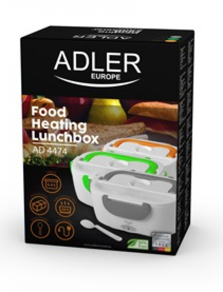 Adler Elektrisk Lunchbox, Grå Adler Elektrisk Lunchbox, Grå