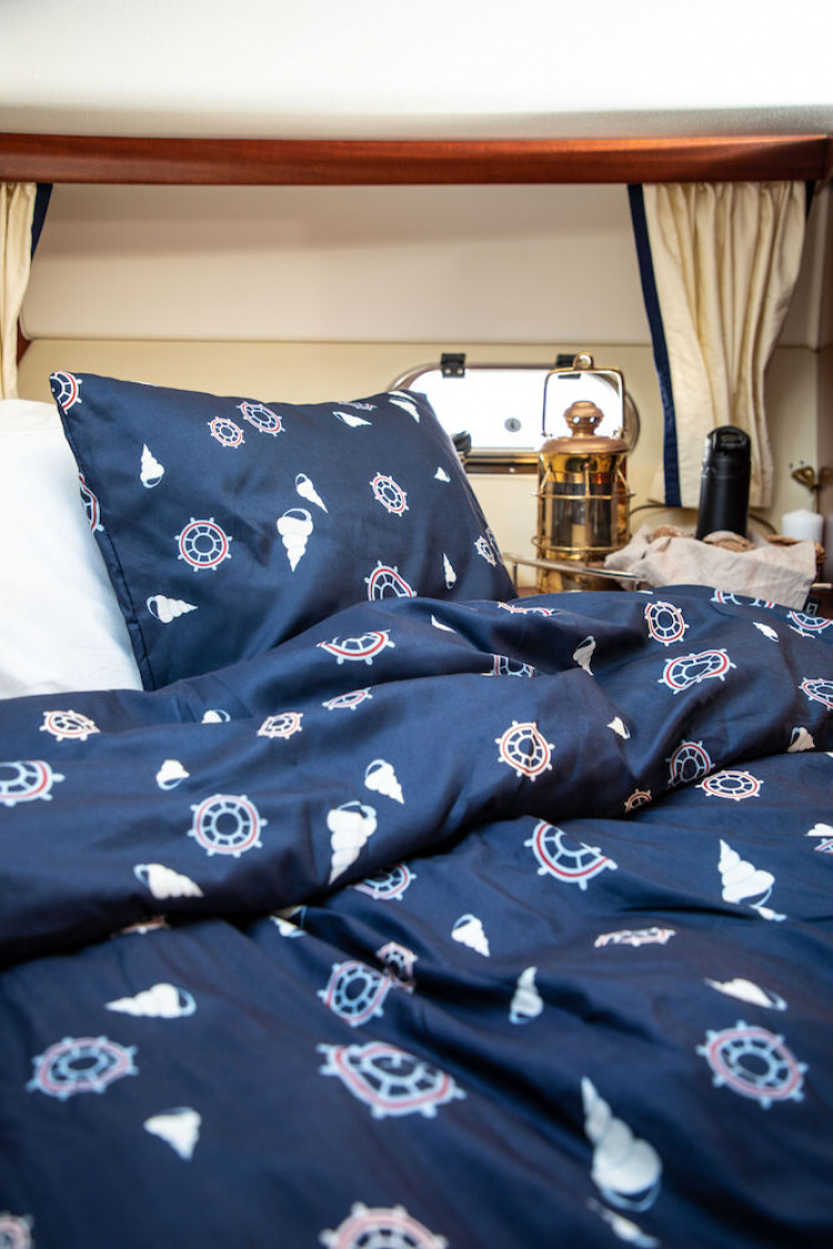 Lord Nelson Victory Jorehed Mikrofiber Bäddset, Marin