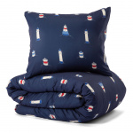 Lord Nelson Victory Karlsvik Mikrofiber Bäddset, Marin Lord Nelson Victory Karlsvik Mikrofiber Bäddset, Marin