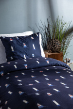 Lord Nelson Victory Karlsvik Mikrofiber Bäddset, Marin Lord Nelson Victory Karlsvik Mikrofiber Bäddset, Marin