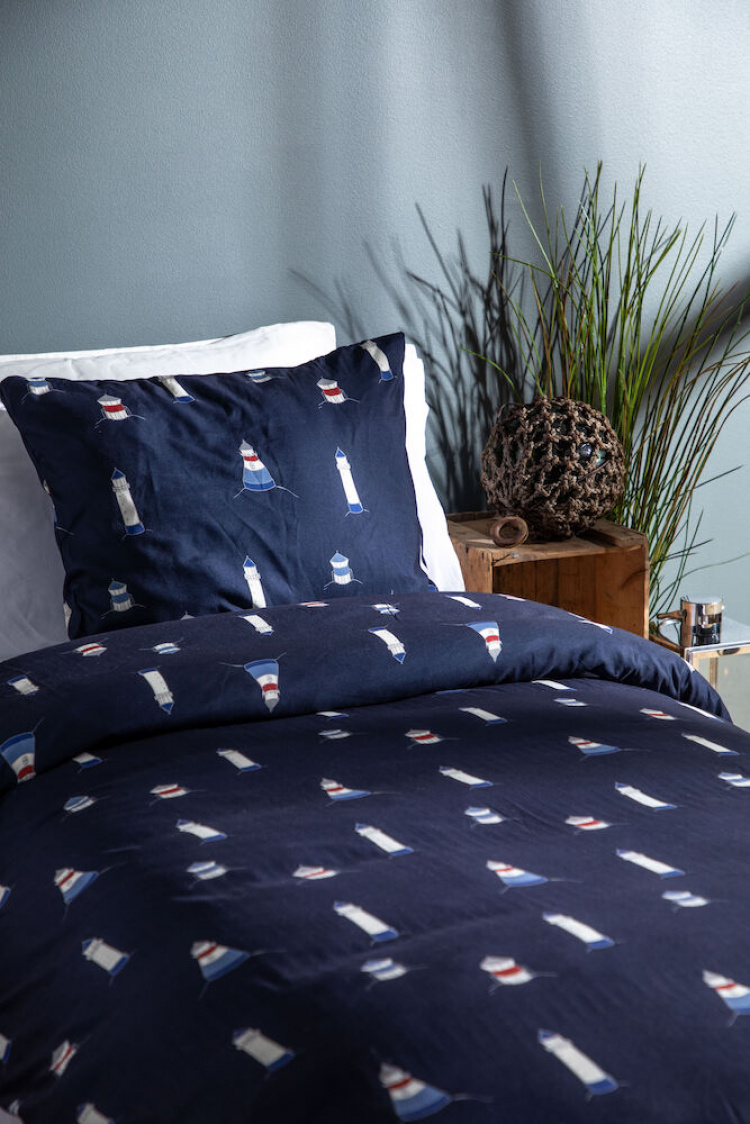 Lord Nelson Victory Karlsvik Mikrofiber Bäddset, Marin Lord Nelson Victory Karlsvik Mikrofiber Bäddset, Marin