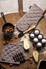 Kosta Linneväfveri Grillvante, Grå Kosta Linneväfveri Grillvante, Grå