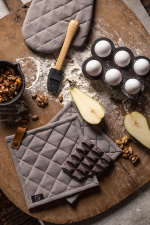 Kosta Linneväfveri Grillvante, Grå Kosta Linneväfveri Grillvante, Grå