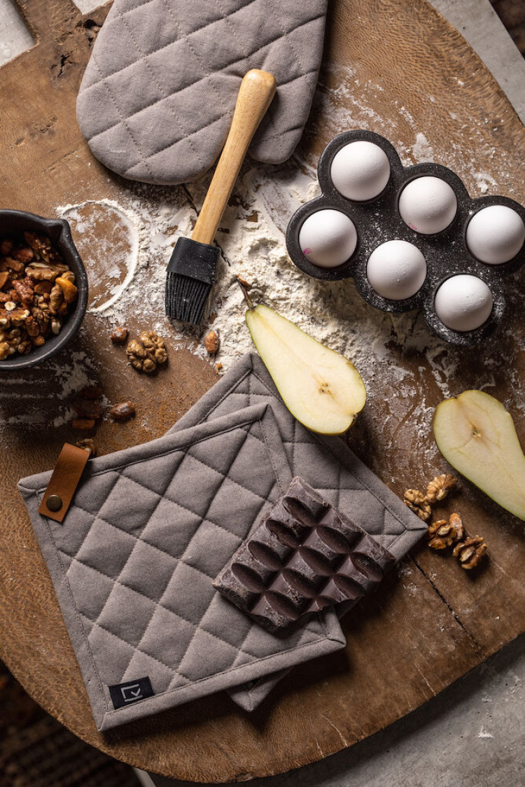 Kosta Linneväfveri Grillvante, Grå Kosta Linneväfveri Grillvante, Grå