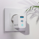 Forever TC-06-20AC PD QC Väggladdare 1x USB-C 1x USB 20W Forever TC-06-20AC PD QC Väggladdare 1x USB-C 1x USB 20W