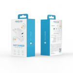 Forever TC-06-20AC PD QC Väggladdare 1x USB-C 1x USB 20W Forever TC-06-20AC PD QC Väggladdare 1x USB-C 1x USB 20W