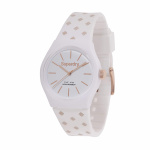 Superdry SDSYG166WRG - Klocka 38 mm med 5 bar vattentäthet, Vit/Guld