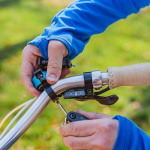 Forever Outdoor Cykelklocka liten, Silver