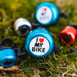 Cykelklocka Jag älskar min cykel, Blå