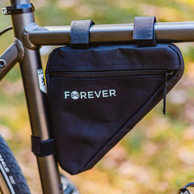 Forever Outdoor Cykelväska med ramfäste FB-100, Black