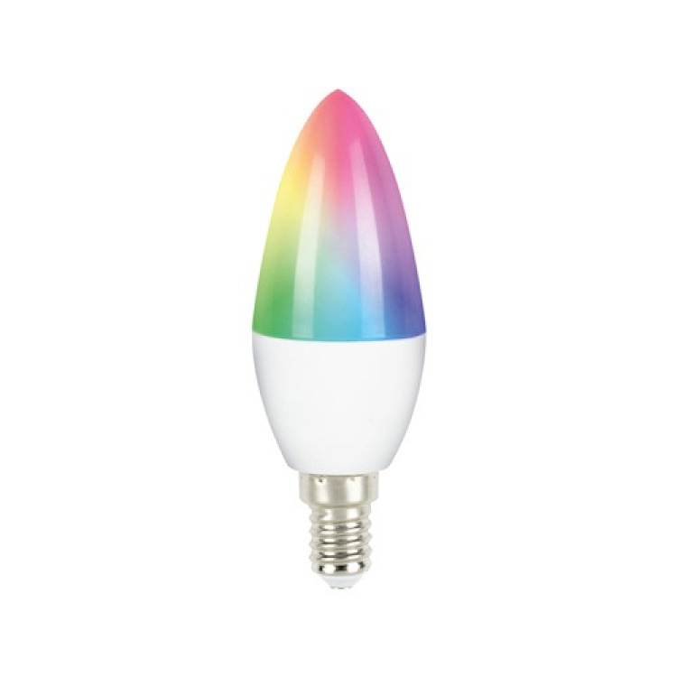 Forever Light Smart LED-Lampa E14 C37 5,5W 470lm, RGB Forever Light Smart LED-Lampa E14 C37 5,5W 470lm, RGB