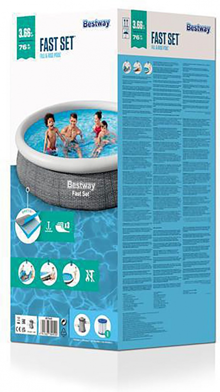 Bestway Fast Set Pool 3,66 x 76 cm