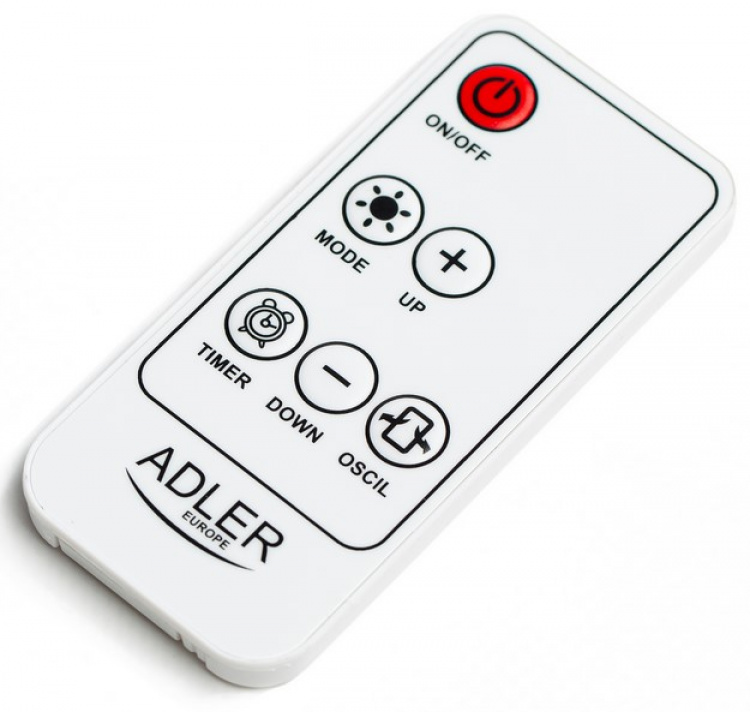 Adler AD 7723 Keramisk Värmeelement med LCD Skärm, 2000W