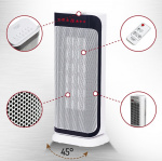 Adler AD 7723 Keramisk Värmeelement med LCD Skärm, 2000W