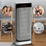 Adler AD 7723 Keramisk Värmeelement med LCD Skärm, 2000W